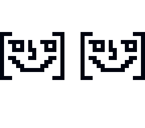 lenny face (double sided)