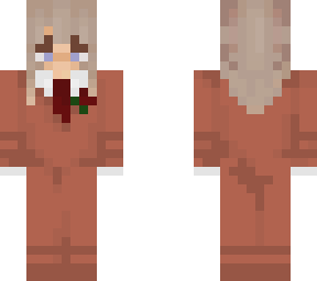 maroon suit girl