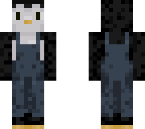 penguin 2x with overalls.