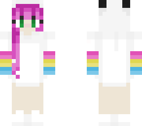 pink hair, pan pride