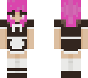 pink haired franks maid