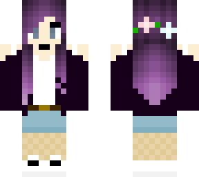 plum haired girl v2