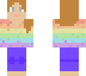 rainbow sweater person