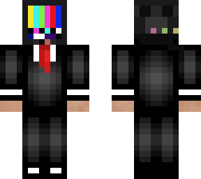 suit with tv head