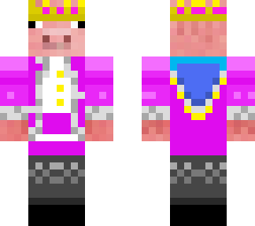 technoblade pink parrots skin concept