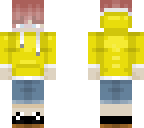 yellow hoodie