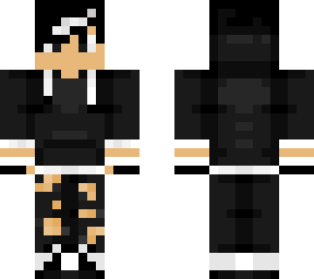 black and white boy