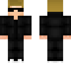 black hoodied