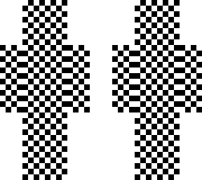 black/white squared boi