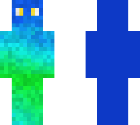 blue green skin