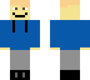 blue hoodie
