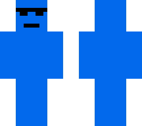 blue man