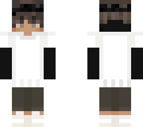 boy with white shirt over a black hoodie with a black headband