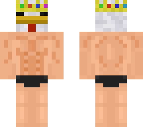 chiken man with crown