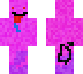 crazy pink monster