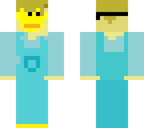 duck in overalls