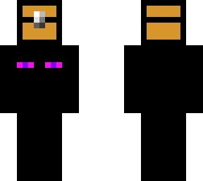 enderman holding a chest