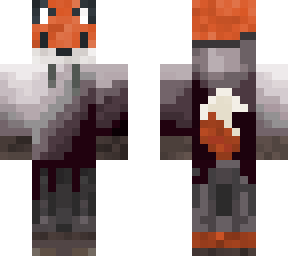 fox with hoodie