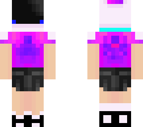 galaxy glitch girl