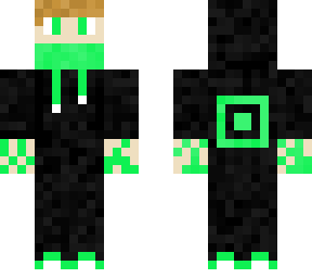 gamer boy with green outline