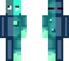 glow squid vs squid with skull mask