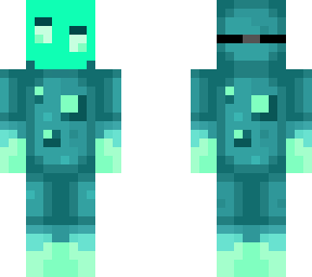 glow squid with glow skull mask