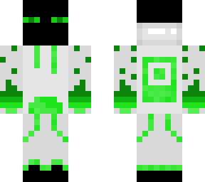 green enderman with effects
