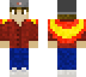 guy with an ushanka and a cape of the spanish flag