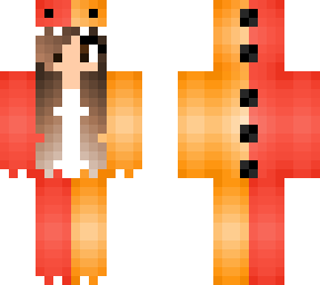 half red half orange dino onesie