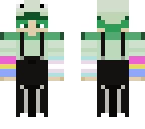 izuku frog skin pan/trans pride