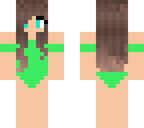 lime green swimsuit