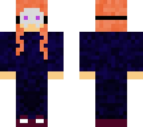 masked girl in a suit (full mask)