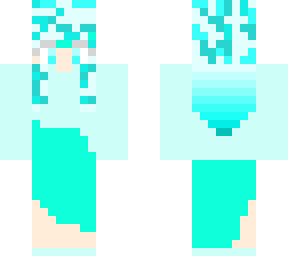 my entry- winter gradient-haired girl ce.