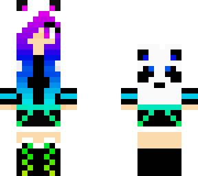 neon panda girl