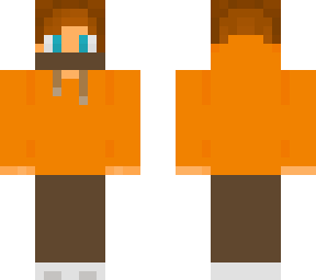 orange hoodie guy with mask