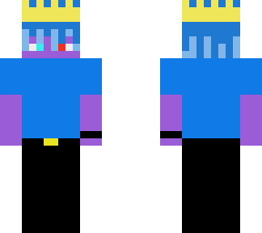 purple boy with a crown