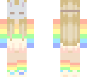 rainbow girly with the mask