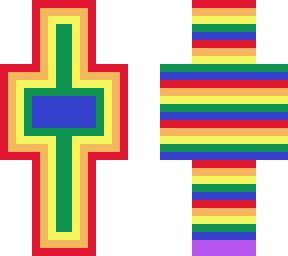rainbow skin