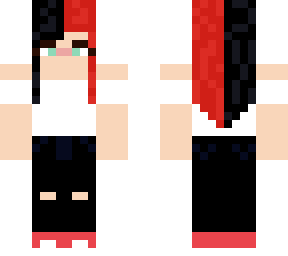 red and black