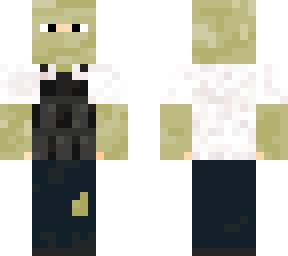 the burned man