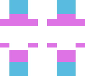 trans flag skin