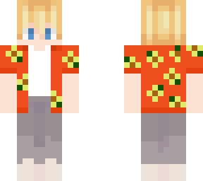 tubbo in ranboo's hawaiin shirt