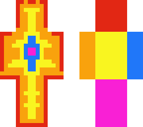 weird rainbow skin