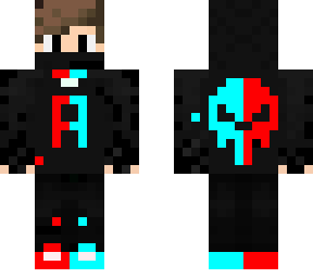 a name skin in black hoodie