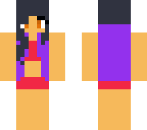 aphmau starlight in aaron’s purple jacket