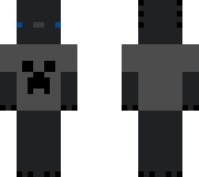 axolotl (black) with minecraft merch
