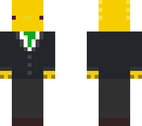 axolotl (yellow) in a suit