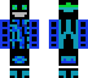 black/blue cool guy