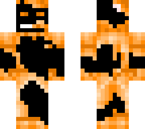black entity infected orange steve