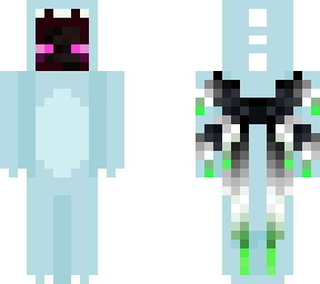 enderman w/ wings and a dino onesie (not mine)